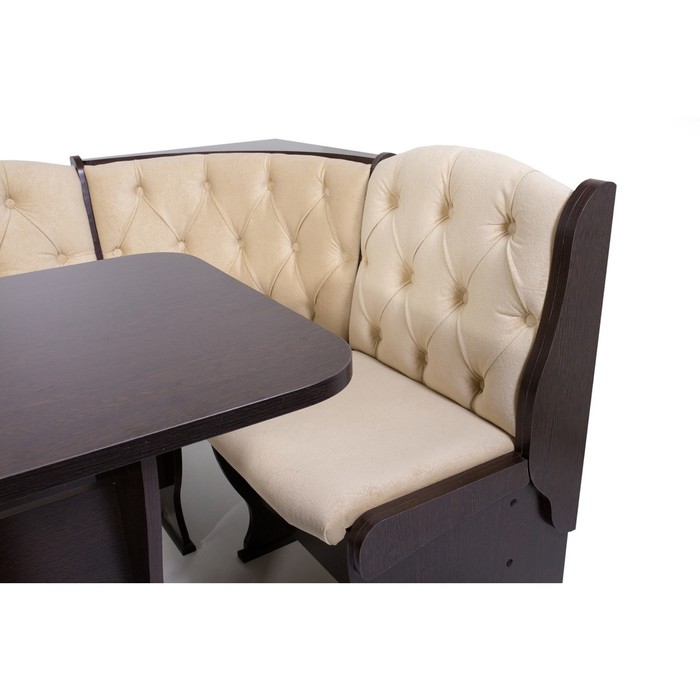 Кухонный уголок Орхидея Люкс 1500х1100х840 Венге/Бежевый