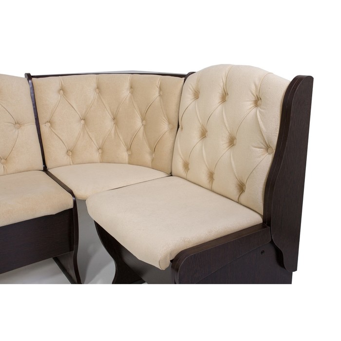 Кухонный уголок Орхидея Люкс 1500х1100х840 Венге/Бежевый