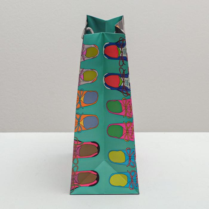 Пакет ламинированный вертикальный «Живи в удовольствие», ML 23 × 27 × 11,5 см