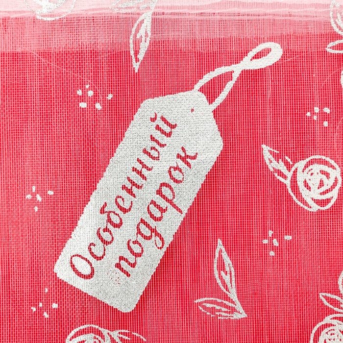 Мешочек подарочный «Особенный подарок», органза, 8 × 10 см