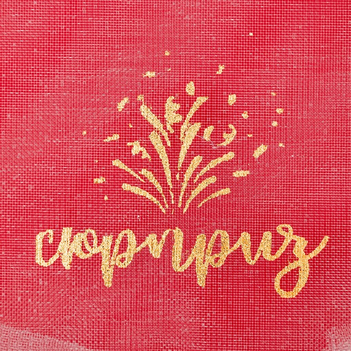 Мешочек подарочный органза «Сюрприз», 8 х 10 см