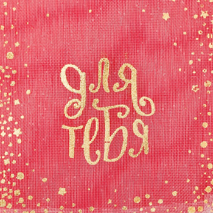 Мешочек подарочный органза микс «Лучший подарок», 8 х 10 см