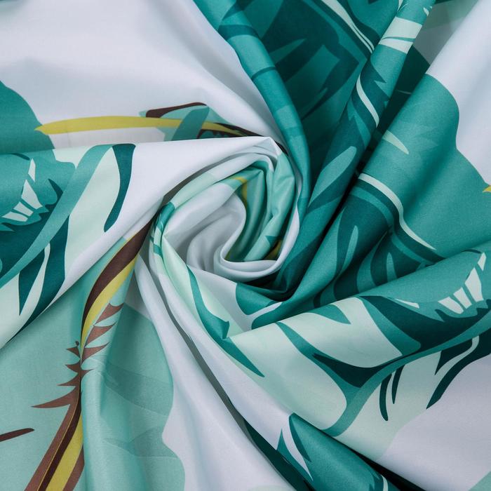 Штора для ванной "Тропики", 180х180 см, полиэстер