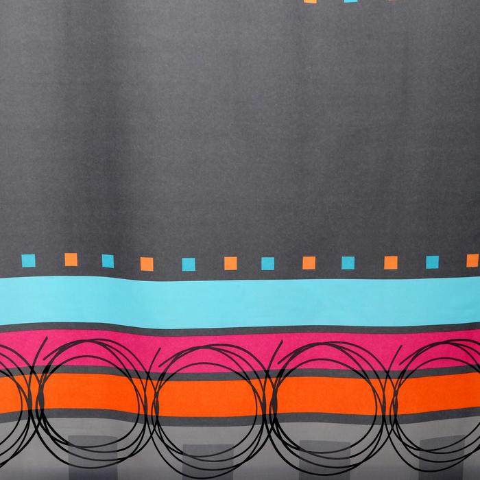 Штора для ванной "Абстракция", 180х180 см, полиэстер