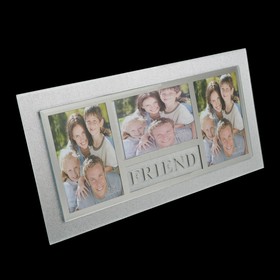 

Фоторамка стекло на 3 фото 10х15 см Friend 21х41 см