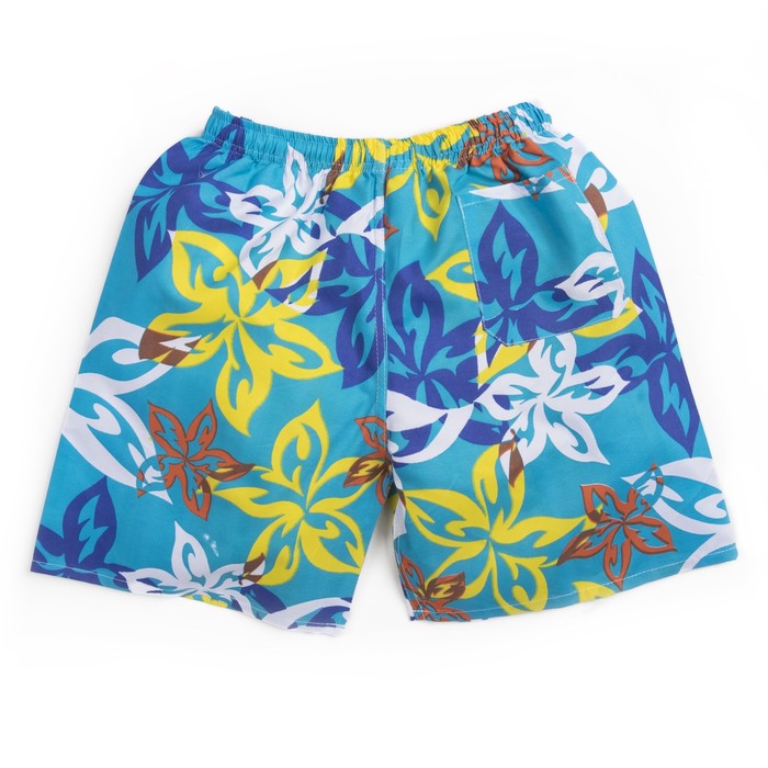 Шорты детские "Пляж", рост 122-128 см (7-8 лет), цвет бирюзовый