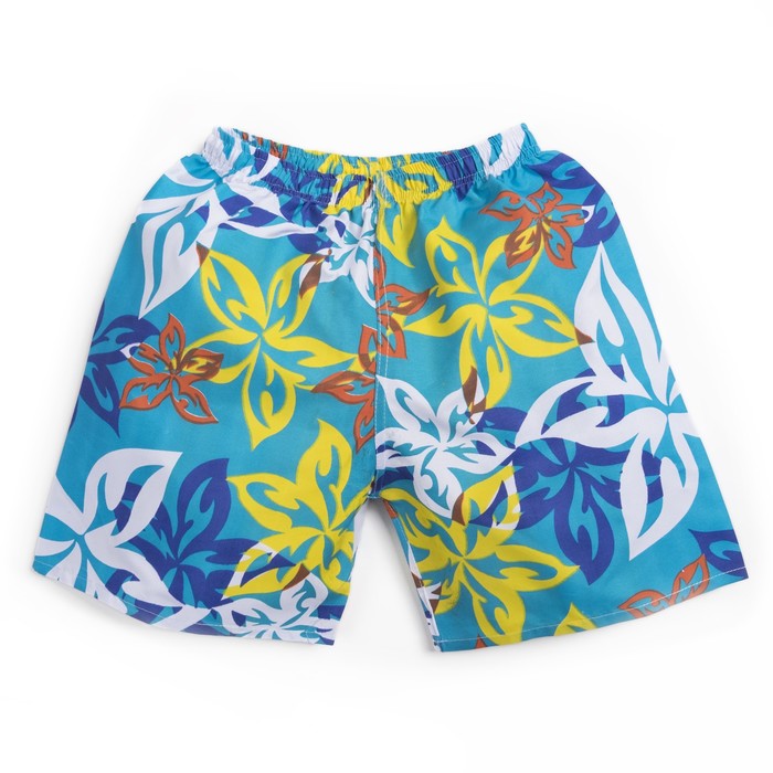 Шорты детские "Пляж", рост 134-140 см (9-10 лет), цвет бирюзовый