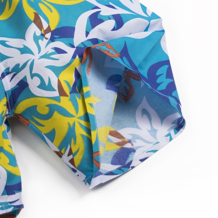 Шорты детские "Пляж", рост 134-140 см (9-10 лет), цвет бирюзовый