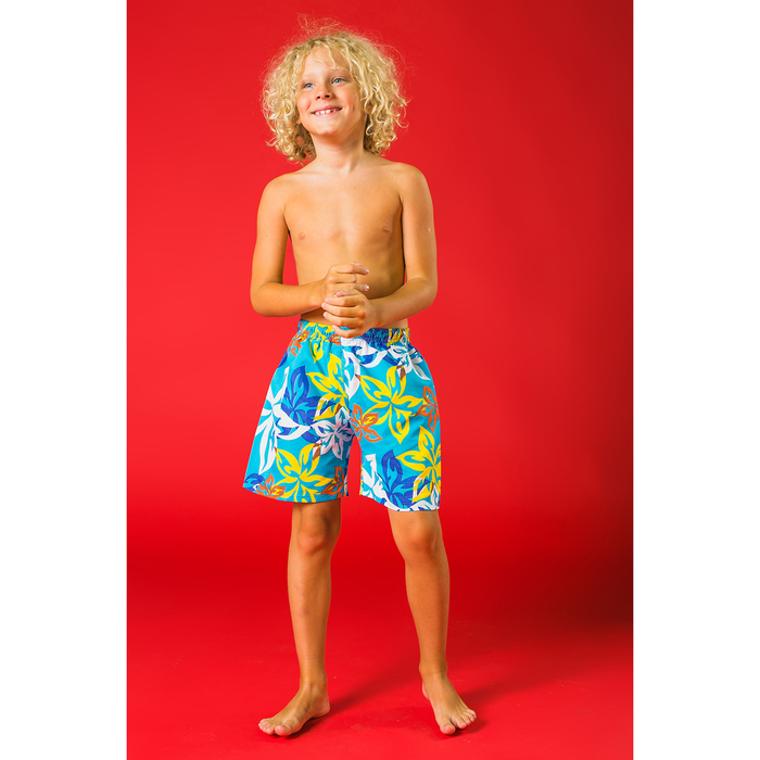 Шорты детские "Пляж", рост 134-140 см (9-10 лет), цвет бирюзовый