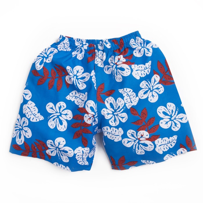 Шорты детские "Алоха", рост 122-128 см (7-8 лет), цвет голубой
