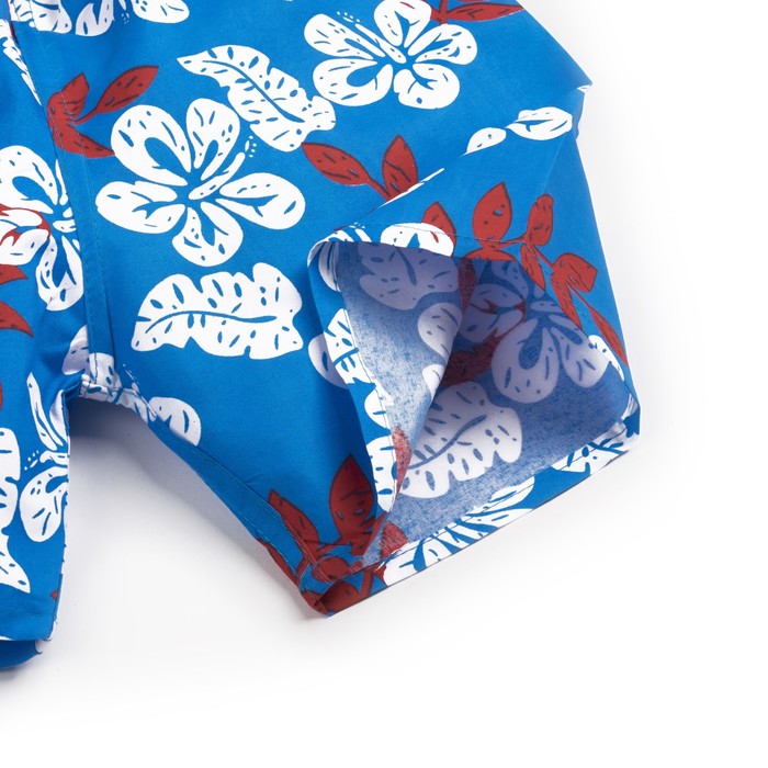 Шорты детские "Алоха", рост 134-140 см (9-10 лет), цвет голубой