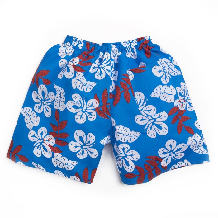 Шорты детские "Алоха", рост 134-140 см (9-10 лет), цвет голубой