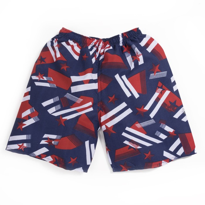 Шорты детские "Звёзды", рост 122-128 см (7-8 лет), цвет синий