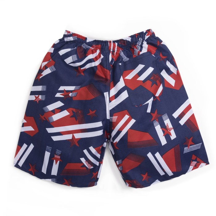 Шорты детские "Звёзды", рост 134-140 см (9-10 лет), цвет синий