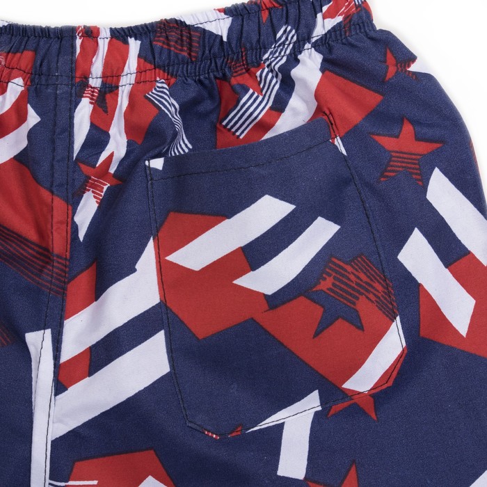 Шорты детские "Звёзды", рост 134-140 см (9-10 лет), цвет синий