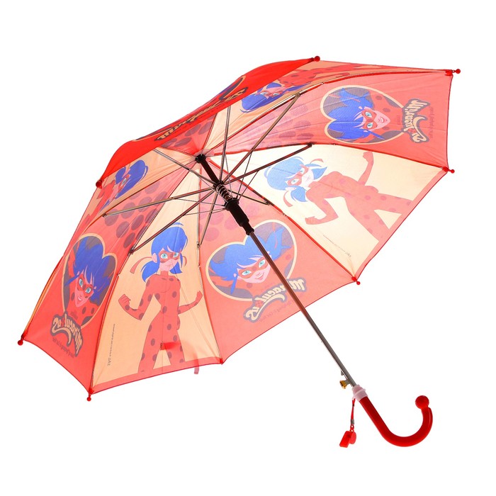 Зонт детский "Леди баг", r=45 см, со свистком