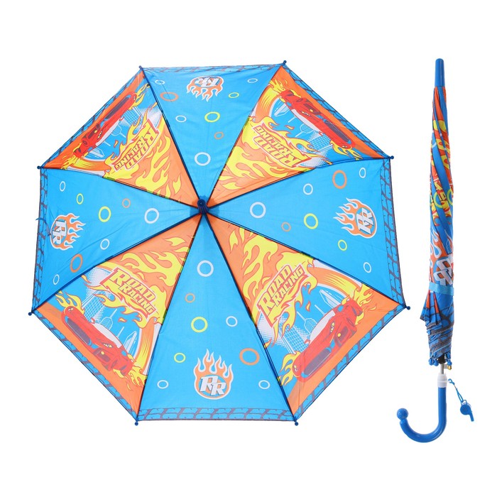 Зонт детский "Ралли", r=45 см, со свистком