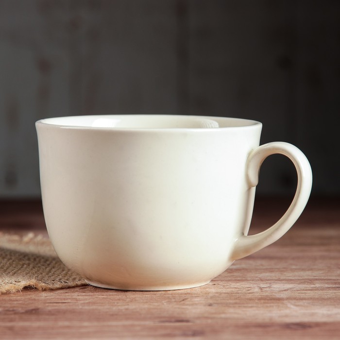 Бульонница 0,5 л "Аппетитка" слоновая кость, свинки, деколь, микс