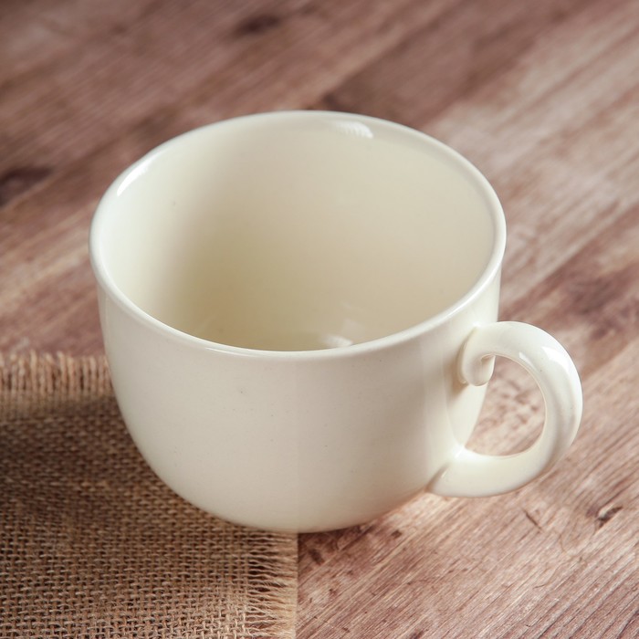 Бульонница 0,5 л "Аппетитка" слоновая кость, свинки, деколь, микс