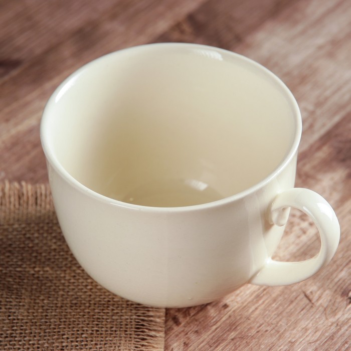 Бульонница 0,5 л "Аппетитка" слоновая кость, свинки, деколь, микс