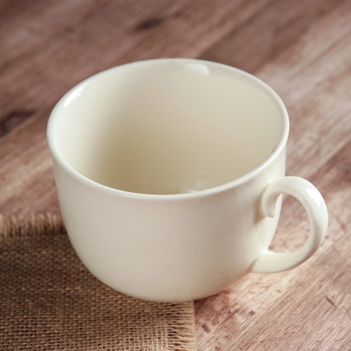 Бульонница 0,5 л "Аппетитка" слоновая кость, свинки, деколь, микс