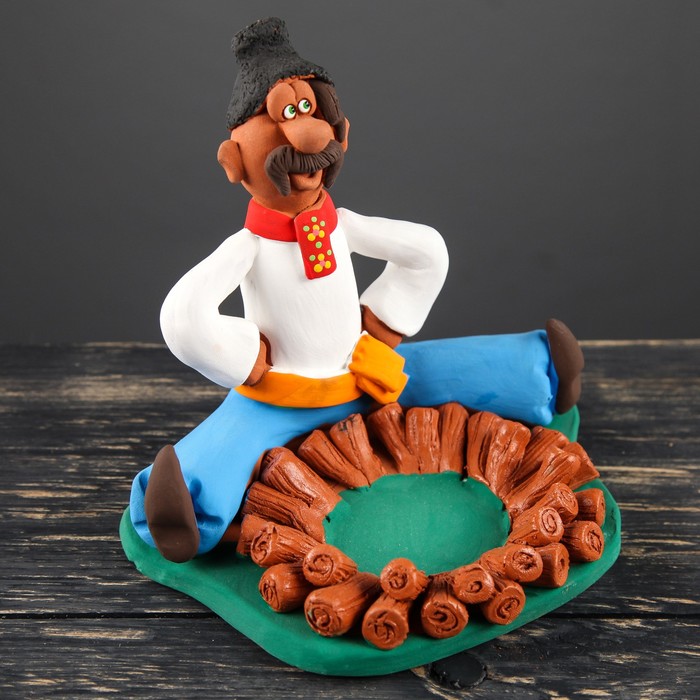 Подсвечник "Казак"  микс