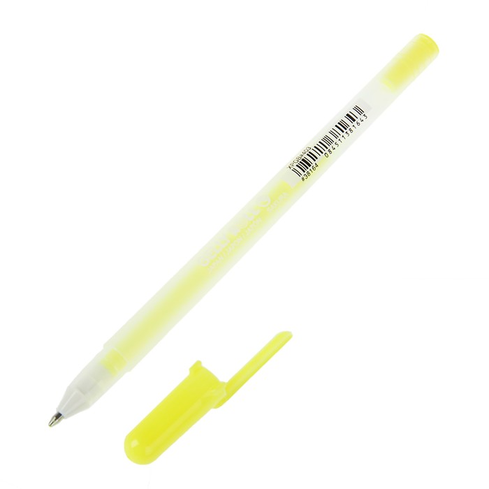 Ручка гелевая для декоративных работ Sakura Gelly Roll Moonlight 0.8 мм флуоресцентный желтый