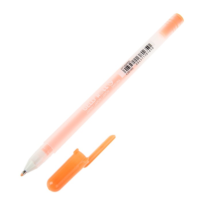 Ручка гелевая для декоративных работ Sakura Gelly Roll Moonlight 0.8 мм флуоресцентный оранжевый
