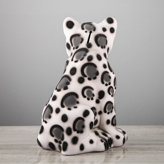 Копилка "Снежный барс" флок