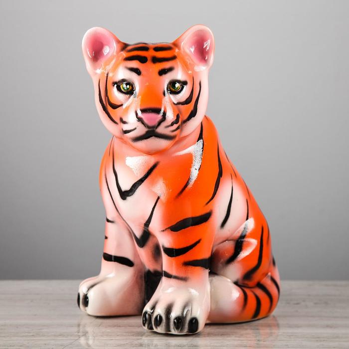 Копилка "Тигренок рыжий" глянец