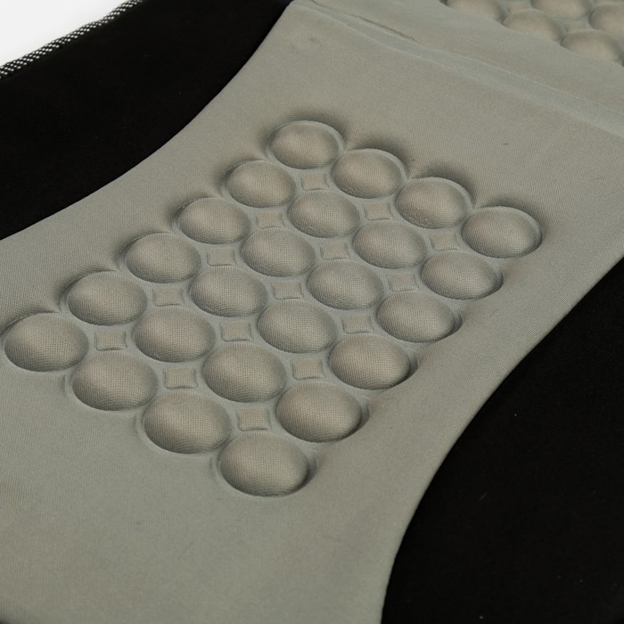 Накидка на сиденье массажная, черно- серый