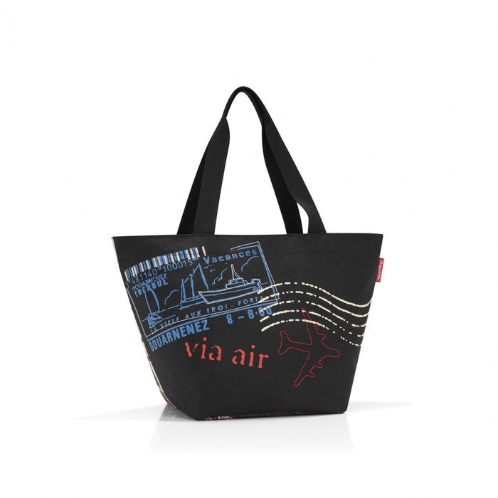 Сумка-шоппер, размер 51 x 30,5 x 26 см, цвет чёрный ZS7037