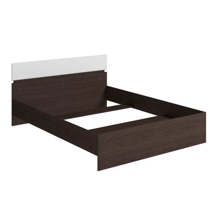 Кровать 1400 (без основания) Светлана 1443х2040х870 Венге/Дуб молочный