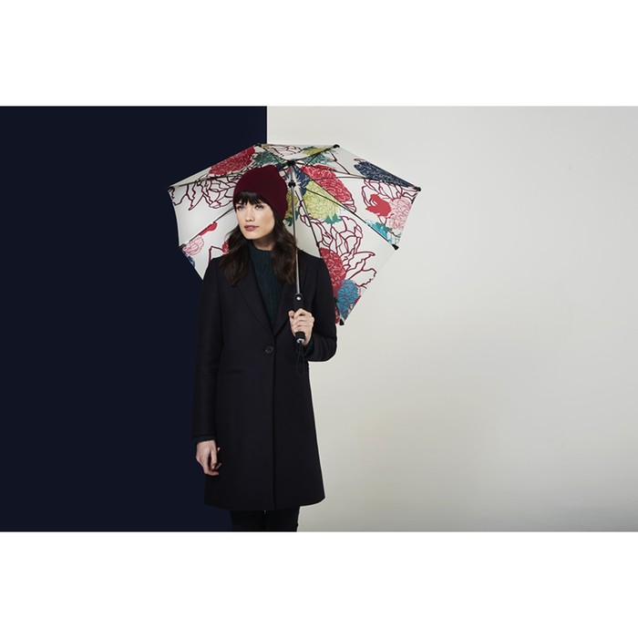 Зонт-трость, диаметр 90 см, принт цветочный 2011108