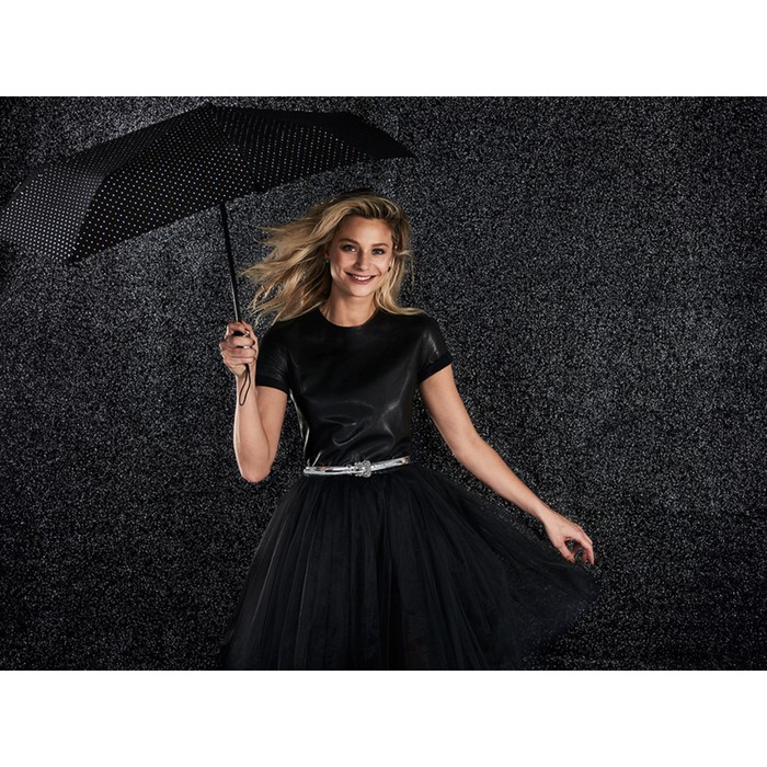 Зонт-автомат , диаметр 91 см, цвет чёрный 1021085