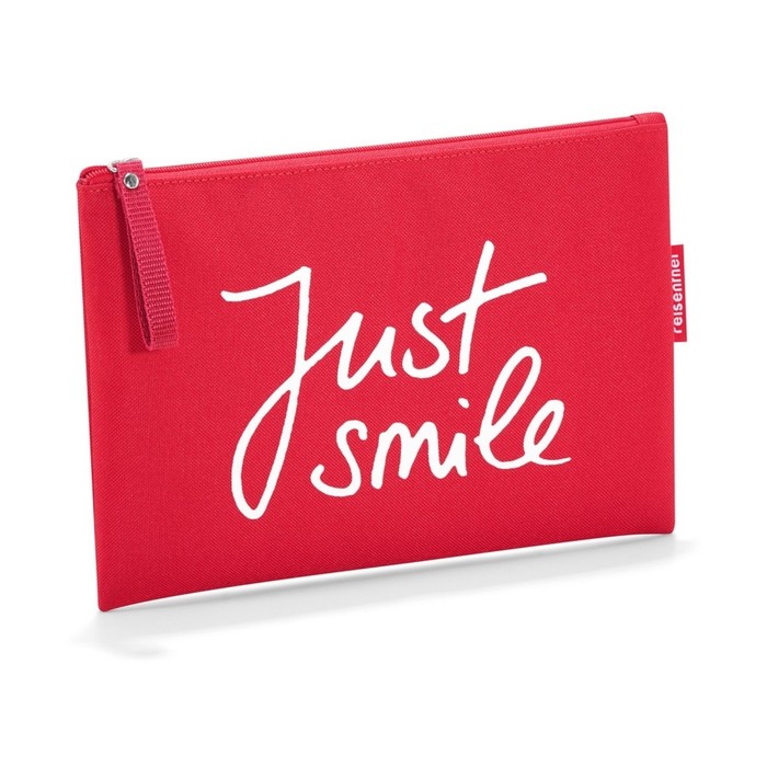 Косметичка "Just smile", цвет красный