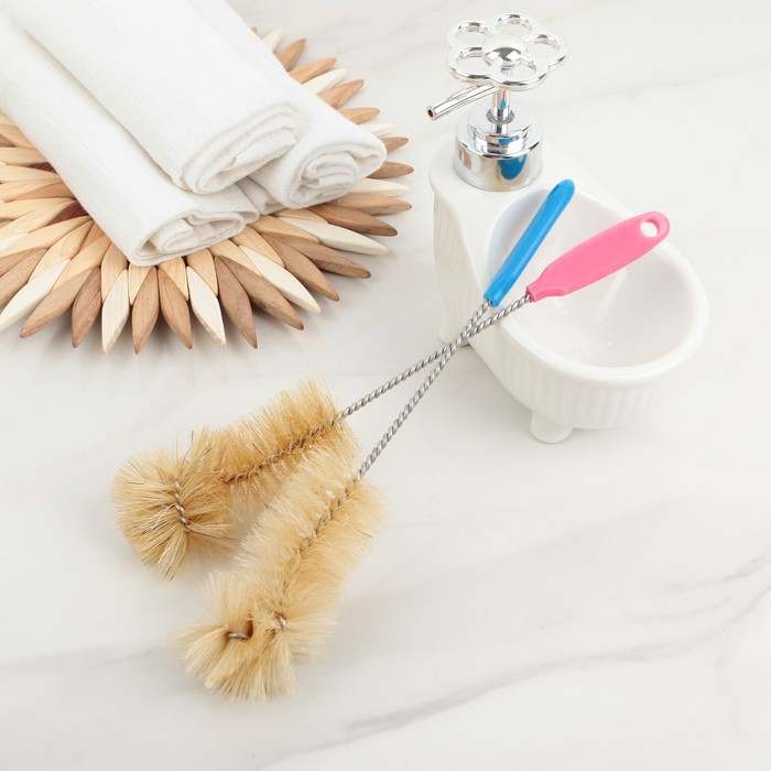 Ерш бутылочный 20х3 см, цвет МИКС