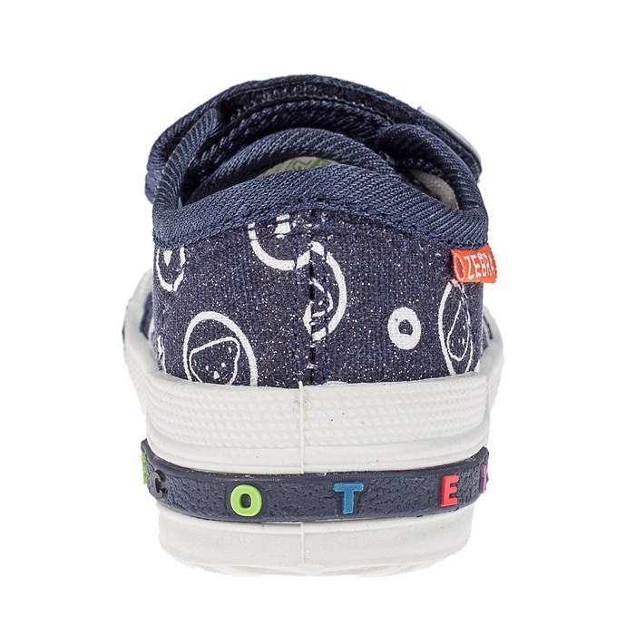 Кеды детские арт. 1-082TF, цвет синий, размер 28