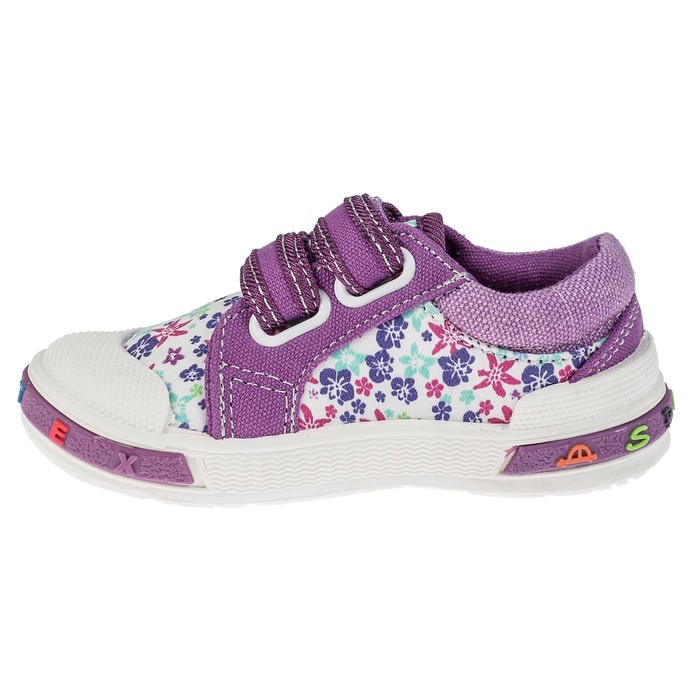 Кеды детские арт. 1-087TF, цвет фиолетовый, размер 23