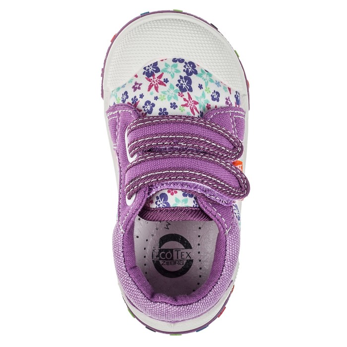 Кеды детские арт. 1-087TF, цвет фиолетовый, размер 24