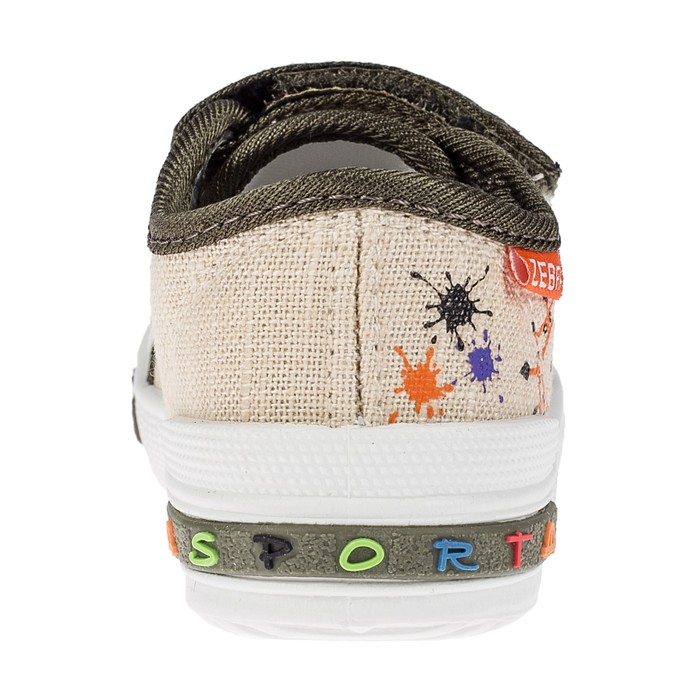 Кеды детские арт. 1-092TF, цвет бежевый, размер 22