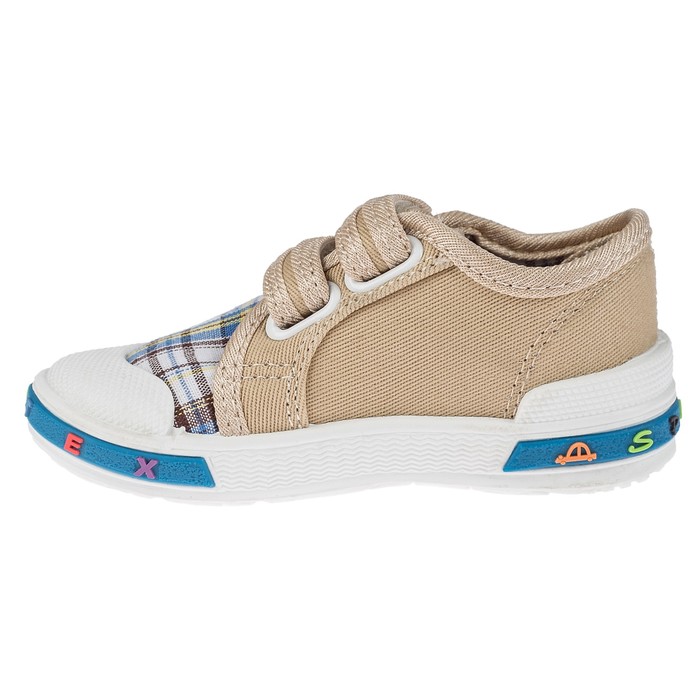 Кеды детские арт. 1-094TF, цвет бежевый, размер 22