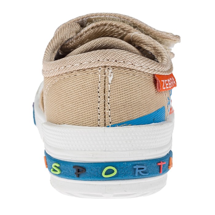 Кеды детские арт. 1-094TF, цвет бежевый, размер 22