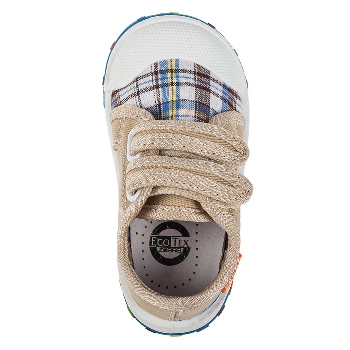 Кеды детские арт. 1-094TF, цвет бежевый, размер 25