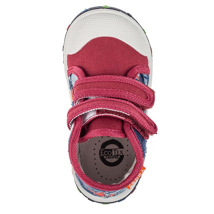 Кеды детские арт. 1-099TF, цвет бордовый, размер 26