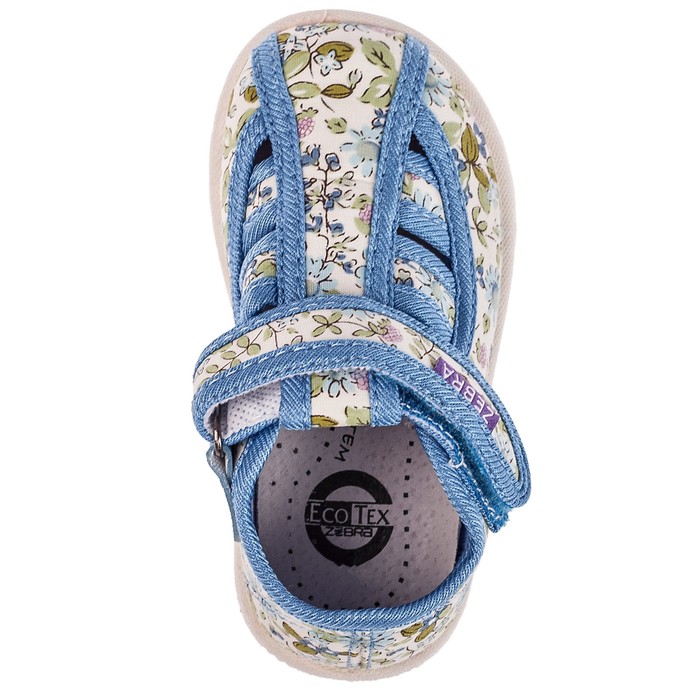 Сандалии детские спортивные арт. 3-107TF, цвет синий, размер 22