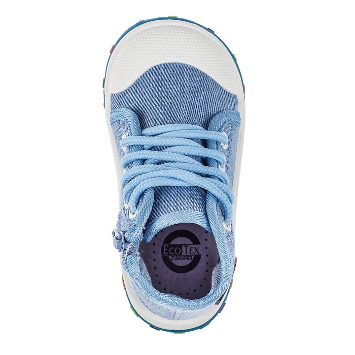 Кеды детские арт. 1-100TF, цвет голубой, размер 23