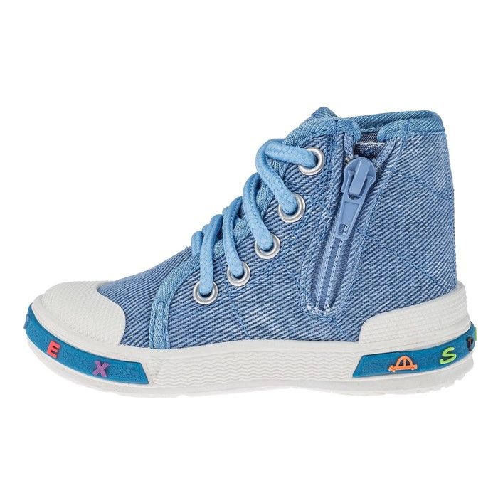 Кеды детские арт. 1-100TF, цвет голубой, размер 22