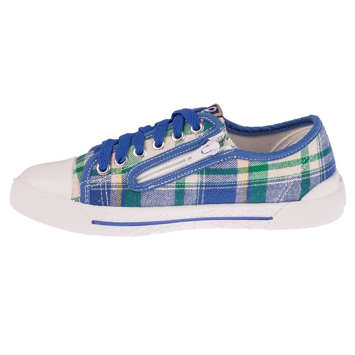 Кеды детские арт. 5-075TF-2, цвет голубой, размер 38