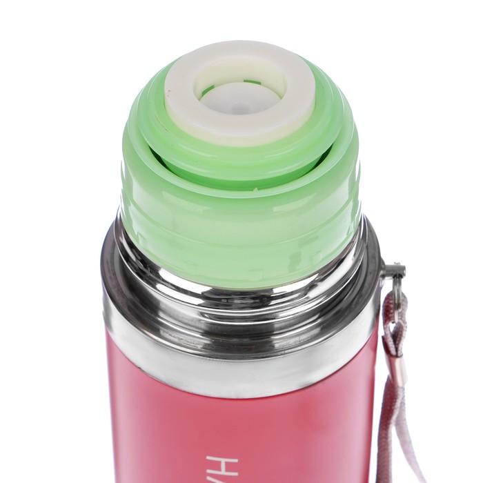 Термос 500 мл Happy Every Day, держит тепло 6 ч, микс, 6.5х23 см